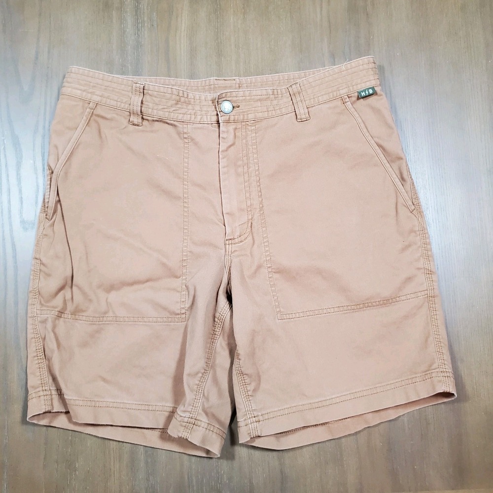 Howler Brothers Clarksville Walk Shorts Men's 34 Tan Utility Outdoors Hiking 8"
